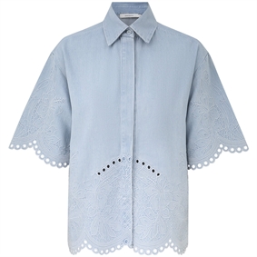 Zimmermann Daylight Denim Skjorte, Ice Storm